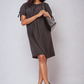 Knot Cuff Off Shoulder Mini Dress