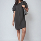 Knot Cuff Off Shoulder Mini Dress