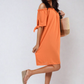 Knot Cuff Off Shoulder Mini Dress