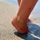 Zaari Luxe 18k Gold Plated Butterfly Anklet