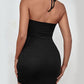 Sling nightclub women's European and American sexy backless dress