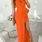 New women's party sexy off-shoulder dress