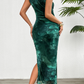 Spring and summer slim fit sleeveless mesh dress
