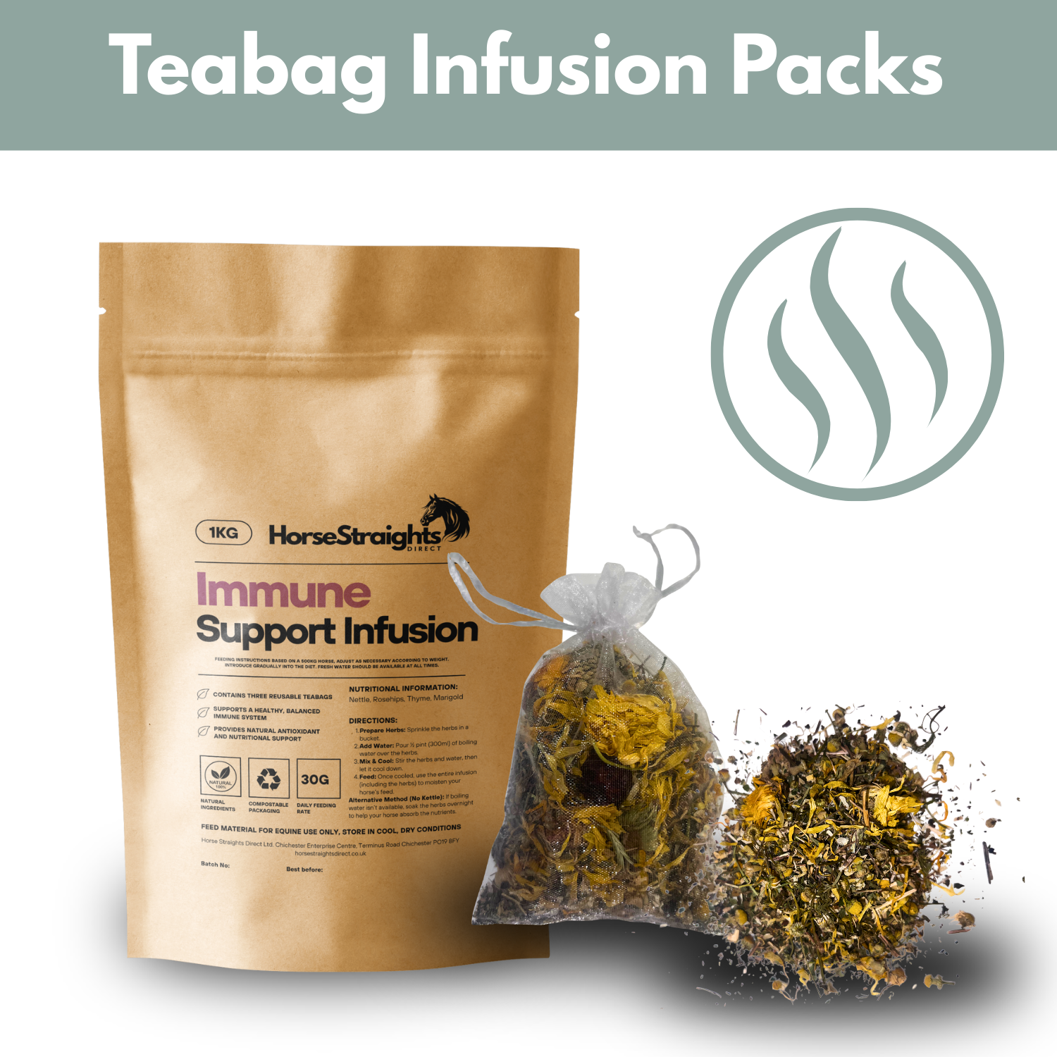 Immune Support Infusion (Reusable Teabags) – ITS NICE