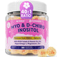 2 Pack Myo-Inositol & D-Chiro Inositol for Hormone Balance – Sugar Free Gummies (40:1) – Vegan