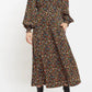 Louche Jussi Dippy Ditsy Print Midi Shirt Dress