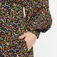 Louche Jussi Dippy Ditsy Print Midi Shirt Dress