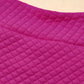 Kangaroo Pocket Quilted Hooded Dress