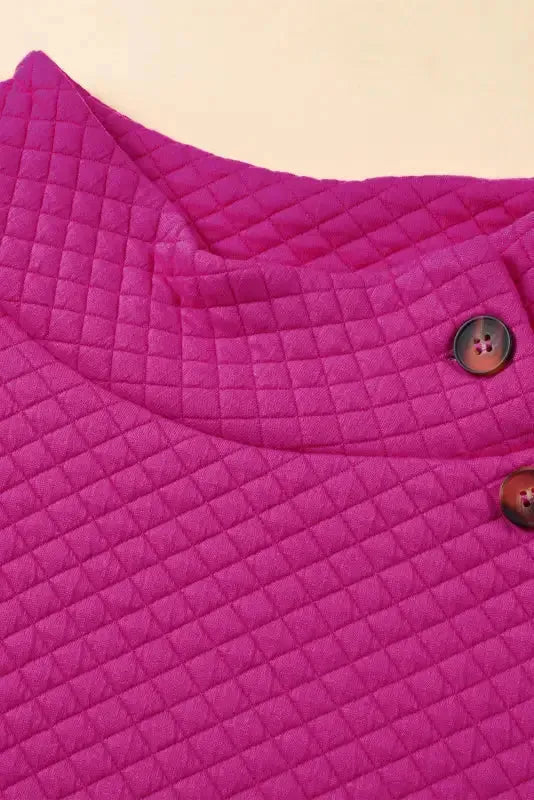 Kangaroo Pocket Quilted Hooded Dress