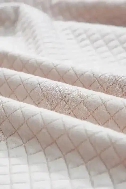 Kangaroo Pocket Quilted Hooded Dress