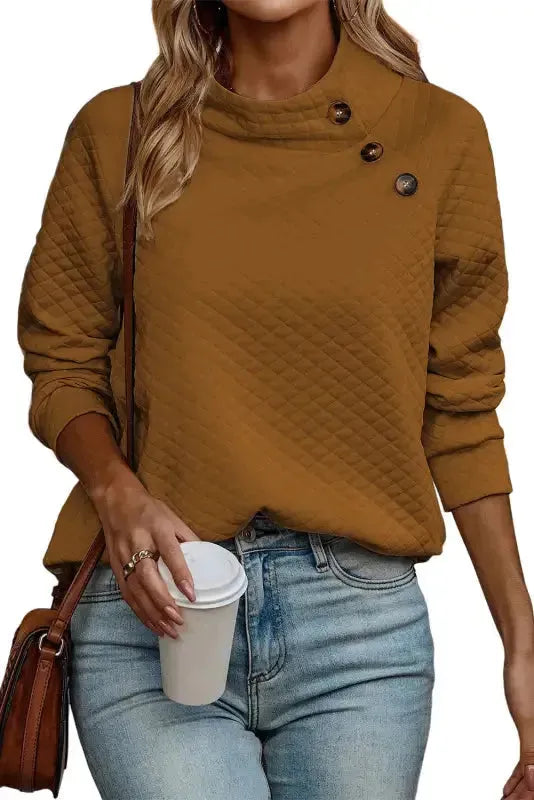 Kangaroo Pocket Quilted Hooded Dress