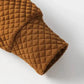 Kangaroo Pocket Quilted Hooded Dress
