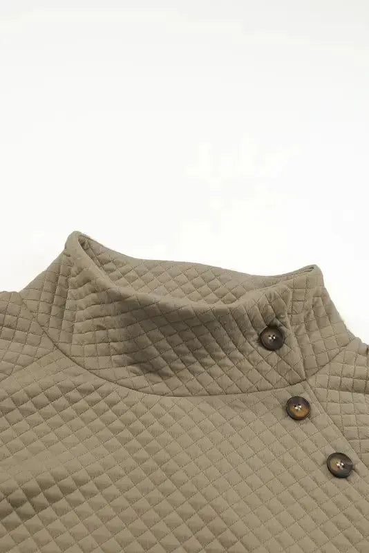 Kangaroo Pocket Quilted Hooded Dress