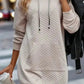 Kangaroo Pocket Quilted Hooded Dress
