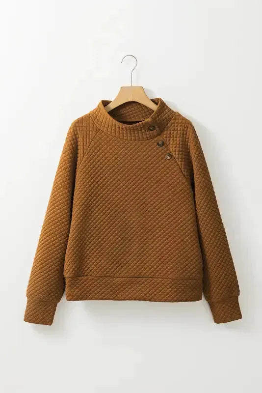 Kangaroo Pocket Quilted Hooded Dress