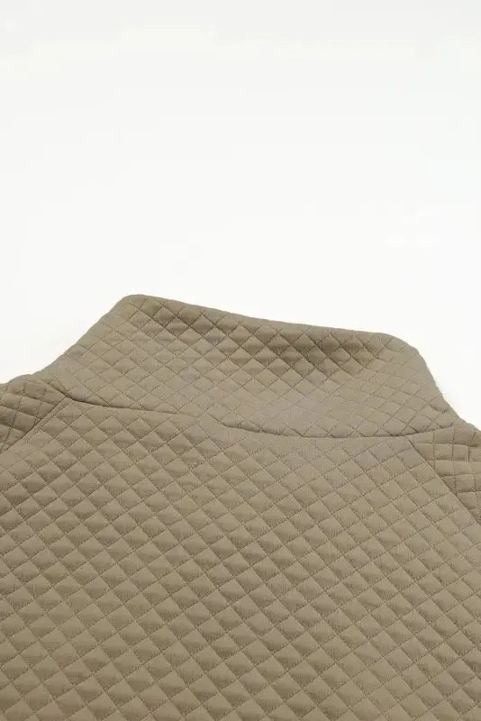 Kangaroo Pocket Quilted Hooded Dress