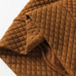 Kangaroo Pocket Quilted Hooded Dress