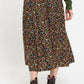 Louche Kiyo Dippy Ditsy Print Midi Skirt