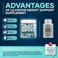 LilyMoon Height and Bone Support for Kids and Teens | Calcium Vitamin D Zinc 60 Caps