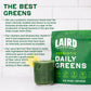 Laird Superfood Prebiotic Daily Greens Powder – Essential Vitamins & Minerals, Prebiotic Fiber, Adaptogen & Fruits & Vegetables – Non-GMO, Vegan, 14.8 oz