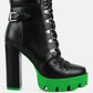 Larch Cushion Collared Biker Boots