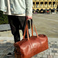 Large Leather Duffel Bag