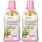 Lily Of The Desert Stomach Formula – Organic Aloe Vera Juice with Slippery Elm & Herbs (Pack of 2)