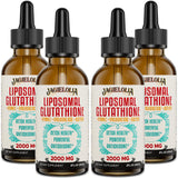 Jagielolia Liposomal Glutathione Liquid 2000MG – High-Potency Vegan Antioxidant Drops, 8 fl oz