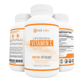 Vitamo Liposomal Vitamin C 2000mg | High-Absorption Immune Support & Skin Health | 300 Capsules