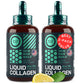 Wild Fuel Liquid Collagen Drops with Biotin – 30,000mcg Collagen, Lemon Flavor, 2x2oz