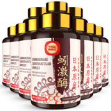 Yasumako Lumbrokinase 100mg + Nattokinase 100mg + Red Yeast Rice 300mg — 600 Capsules (Pack of 10)
