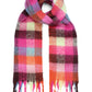 Yumi Colour Block Super Fluffy Scarf