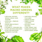 MacroLife Naturals Macro Greens Powder – 38-in-1 Superfood, Probiotics & Digestive Support | 10oz
