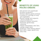 MacroLife Naturals Macro Greens Powder – 38-in-1 Superfood, Probiotics & Digestive Support | 10oz