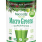 MacroLife Naturals Macro Greens Powder – 38-in-1 Superfood, Probiotics & Digestive Support | 10oz