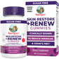 MaryRuth's Skin Restore + Renew Gummies with Hyaluronic Acid – Hydration, Elasticity & Skin Support | Vegan, Non-GMO | 60 Gummies