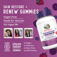 MaryRuth's Skin Restore + Renew Gummies with Hyaluronic Acid – Hydration, Elasticity & Skin Support | Vegan, Non-GMO | 60 Gummies
