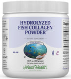 Maxi Health Collagen Peptides Powder – Marine Type I, Unflavored, Wild-Caught (10.75 oz) for Joints, Skin & Nails
