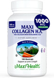 Maxi Health Marine Collagen Pills – 1000 mg Type 1 + Hyaluronic Acid (180 Maxicaps)