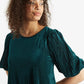 Louche Meloe Velvet Stripe Tiered Mini Dress