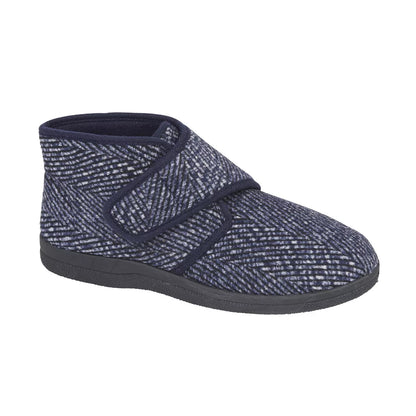 men's slippers Blue