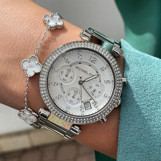 Michael Kors MK5353 Parker Women's Silver Watch