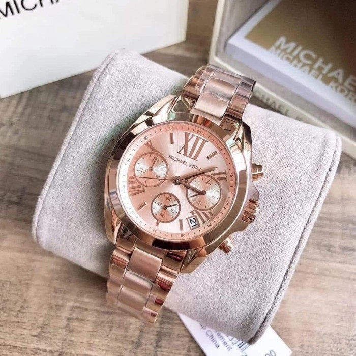 Michael Kors MK5799 Mini Bradshaw Women's Rose Gold Watch