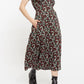 Louche Minerva Jolly Ditsy Print Puff Sleeve Midi Dress