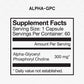 Momentous Alpha GPC Supplement – Cognitive Support, NSF Certified for Sport, GMO- & Gluten-Free | 60 Servings