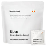 Momentous Nightly Sleep Pack – Magnesium L-Threonate, L-Theanine & Apigenin | 30 Servings | NSF Certified for Sport