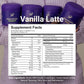 MoonBrew Nighttime Magnesium Vanilla Latte Mix — Melatonin-Free Sleep Drink with Magnesium Glycinate, L-Theanine & Chamomile