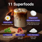 MoonBrew Nighttime Magnesium Vanilla Latte Mix — Melatonin-Free Sleep Drink with Magnesium Glycinate, L-Theanine & Chamomile