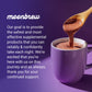 MoonBrew Nighttime Magnesium Vanilla Latte Mix — Melatonin-Free Sleep Drink with Magnesium Glycinate, L-Theanine & Chamomile