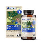 Motherlove More Milk Plus (120 Capsule Value Size) Fenugreek-Based Lactation Supplement – Organic Herbal, Vegan, Non-GMO